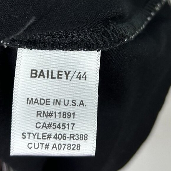 Bailey 44 Tiered Bandage Dress Womens Size Small Black White - Picture 9 of 11